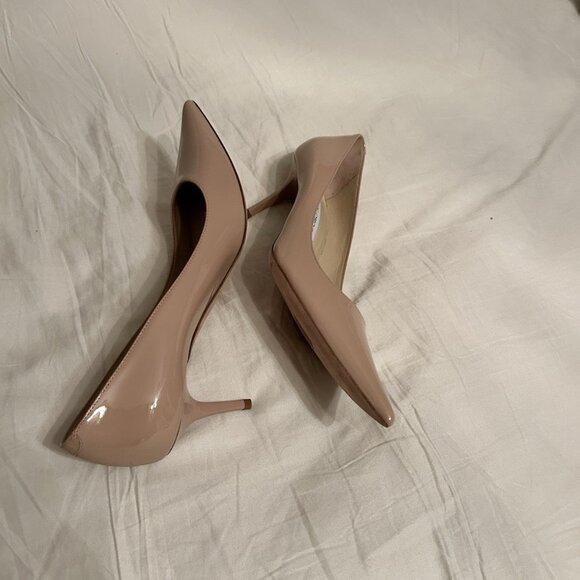 Jimmy Choo Powder Pink Patent Leather Pointed Toe Pumps - Picture 9 of 16